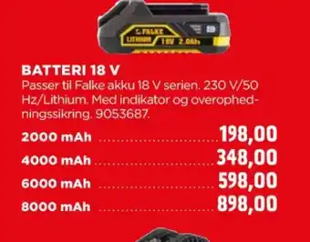 jem & fix Falke batteri tilbud