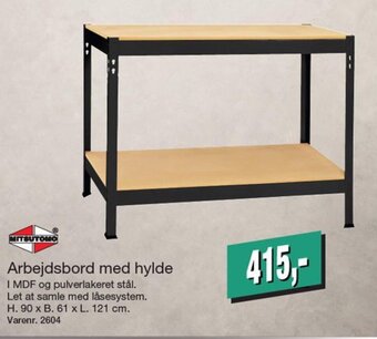 Harald Nyborg Arbejdsbord med hylde tilbud
