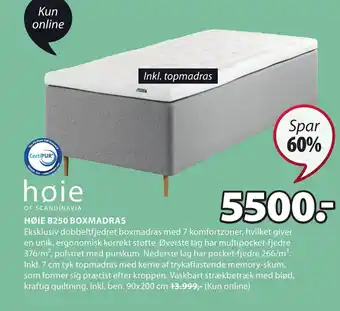 HØIE B250 BOXMADRAS