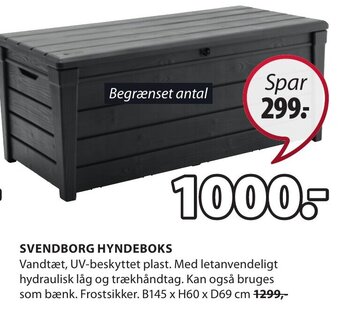JYSK SVENDBORG HYNDEBOKS tilbud