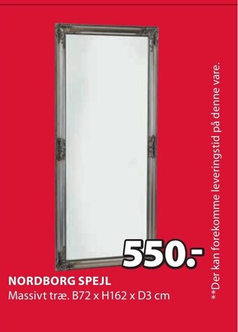 JYSK NORDBORG SPEJL tilbud