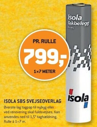 ISOLA SBS SVEJSEOVERLAG