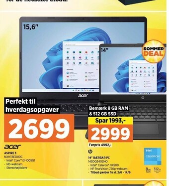 Power Acer aspire 3 tilbud
