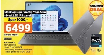 Power Lenovo yoga slim 6 tilbud