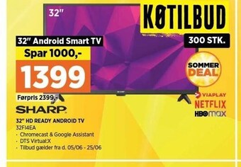 32'' hd ready android tv