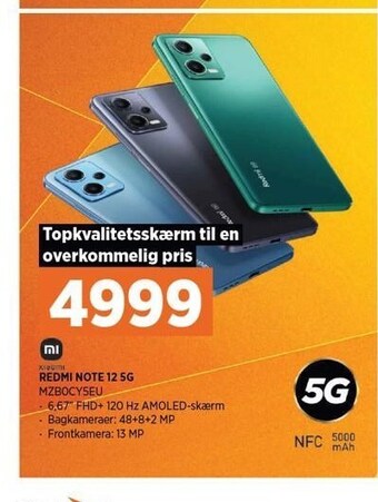 Power Redmi note 12 5g tilbud