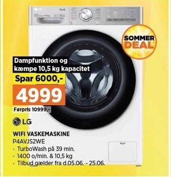 Power Wifi vaskemaskine tilbud