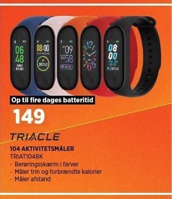 Power Triacle 104 aktivitetsmåler tilbud