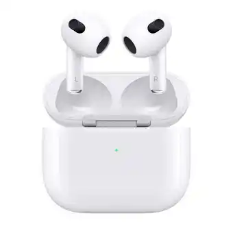 Hovedtelefoner apple airpods (3.ª generación) con estuche de carga lightning