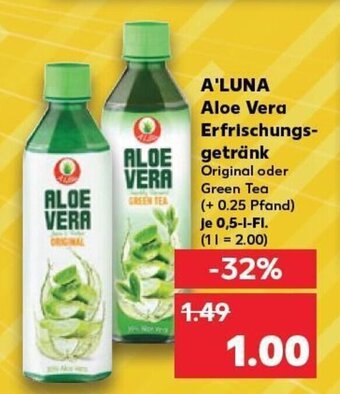 A'LUNA Aloe Vera Erfrischungs-getränk