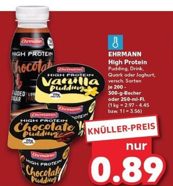 Kaufland Ehrmann HIGH PROTEIN tilbud
