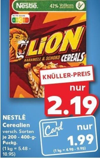 Kaufland DE NESTLÉ Cerealien tilbud