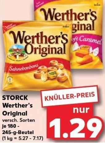 Kaufland STORCK Werther's Original tilbud