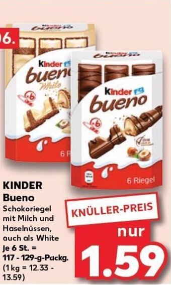 Kaufland KINDER Bueno tilbud