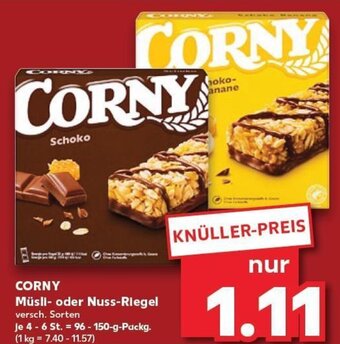 Kaufland CORNY Müsli- oder Nuss-Riegel tilbud