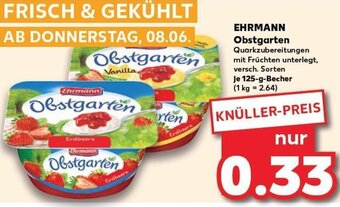 Kaufland EHRMANN Obstgarten tilbud