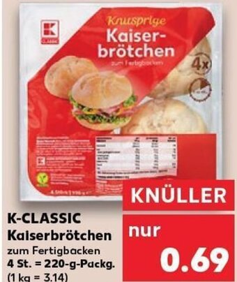 Kaufland K-CLASSIC Kaiserbrötchen tilbud