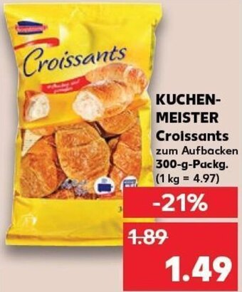 Kaufland KUCHEN-MEISTER Croissants tilbud