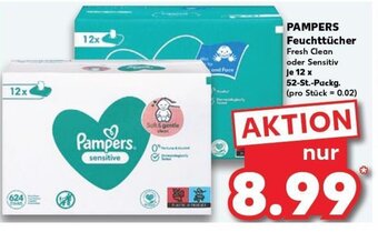 Kaufland DE PAMPERS Feuchttücher tilbud