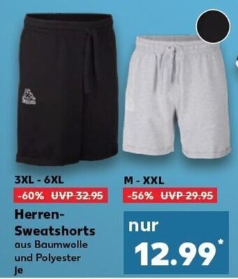 Kaufland DE Herren-Sweatshorts tilbud