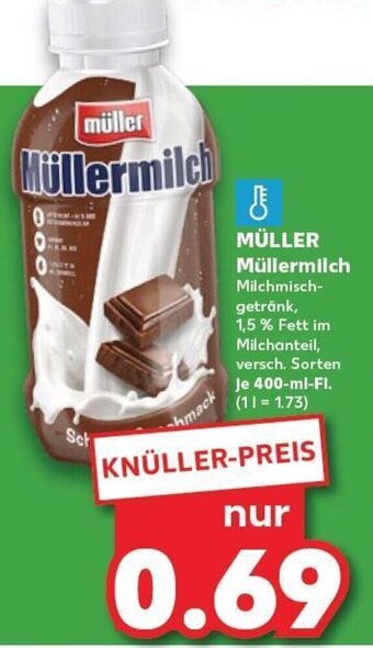 Kaufland DE MÜLLER Müllermilch tilbud