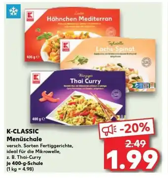 Kaufland K-CLASSIC Menüschale tilbud