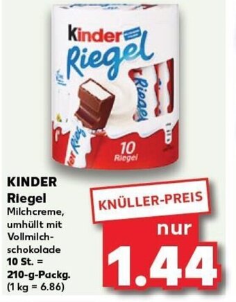 Kaufland DE KINDER Riegel tilbud