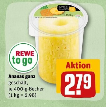 REWE DE Ananas ganz tilbud