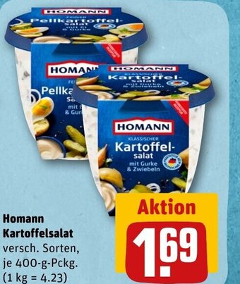 REWE DE Homann Kartoffelsalat tilbud