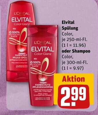 REWE DE Elvital Spülung oder Shampoo tilbud