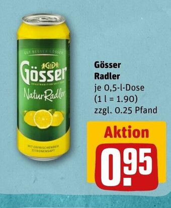 REWE DE Gösser Radler tilbud