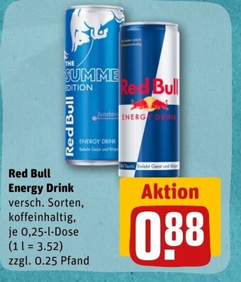REWE DE Red Bull Energy Drink tilbud