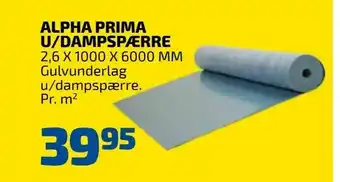 Davidsen Alpha prima u/dampspærre tilbud