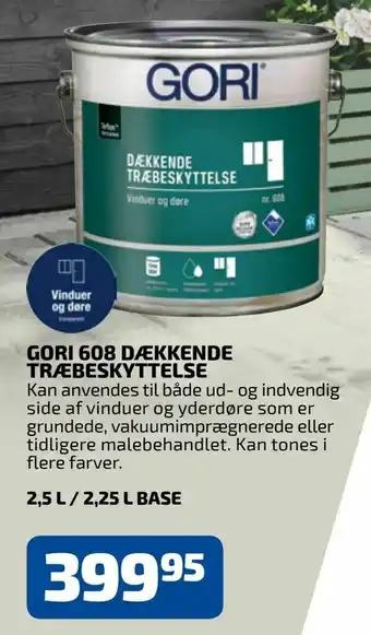 Davidsen Gori 608 dækkende træbeskyttelse tilbud