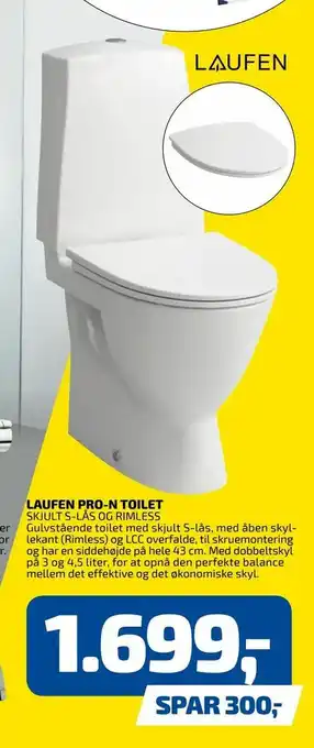 Laufen pro-n toilet