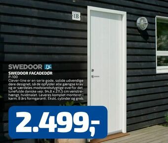 Davidsen Swedoor facadedør tilbud