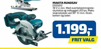 Davidsen Makita rundsav tilbud