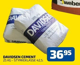 Davidsen Davidsen cement tilbud