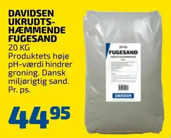 Davidsen Davidsen ukrudtshæmmende fugesand tilbud