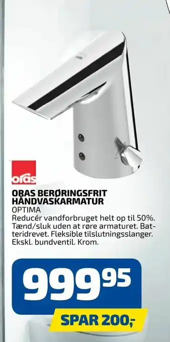 Oras berøringsfrit håndvaskarmatur