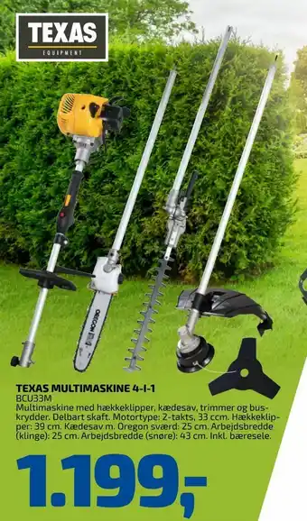 Davidsen Texas multimaskine 4-i-1 tilbud