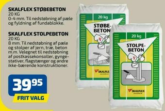 Davidsen Skalflex støbebeton tilbud