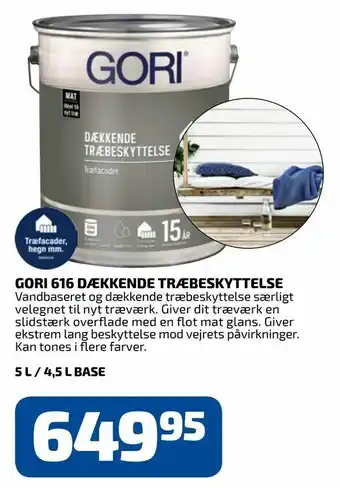 Davidsen Gori 616 dækkende træbeskyttelse tilbud