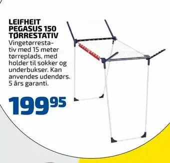 Davidsen Leifheit pegasus 150 tørrestativ tilbud