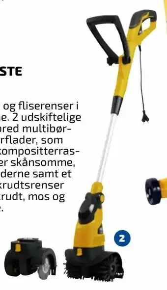 Texas multibørste og fliserenser