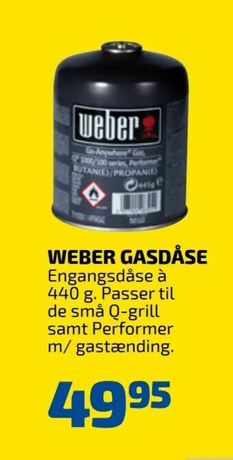 Davidsen Weber gasdåse tilbud