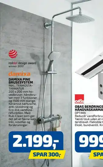 Davidsen Damixa pine brusesystem tilbud