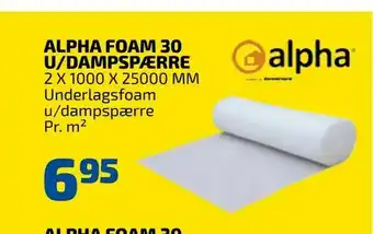 Alpha foam 30 u/dampspærre
