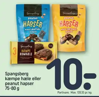 REMA 1000 Spangsberg kæmpe hæle eller peanut hapser tilbud