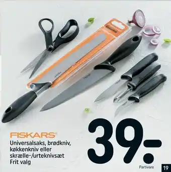 Universalsaks, brødkniv, køkkenkniv eller skrælle-/urteknivsæt